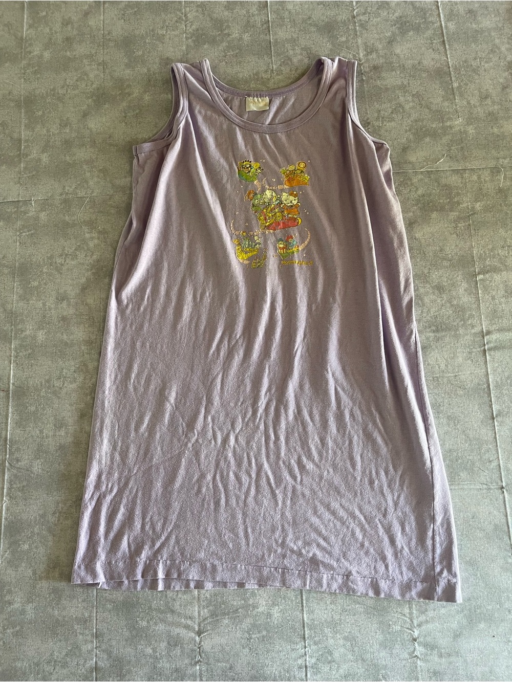 Target Lavender Sleeveless Mini Dress with Sparkle Floral Graphic
